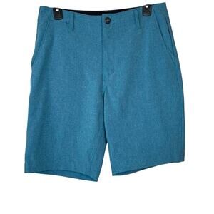 VOLCOM 9" Surf and Turf Hybrid Shorts 20" Outseam in Turquoise Men's 30 Waist